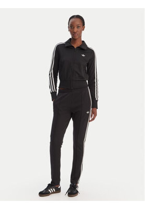 Adidas - adidas Bluza Firebird Classic KD7981 Czarny Regular Fit. Kolor: czarny. Materiał: syntetyk