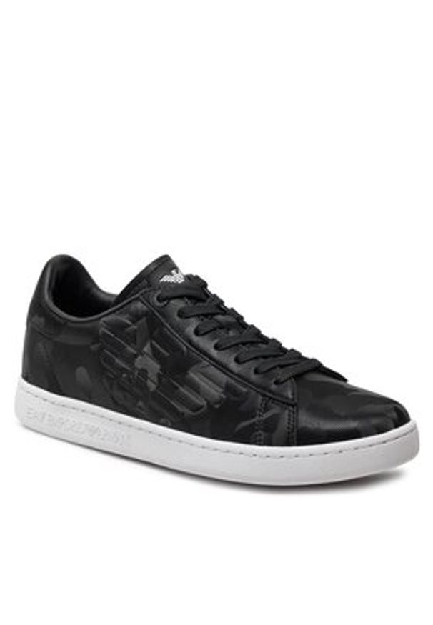 EA7 Emporio Armani Sneakersy X8X001 XK375 N181 Czarny. Kolor: czarny. Materiał: materiał