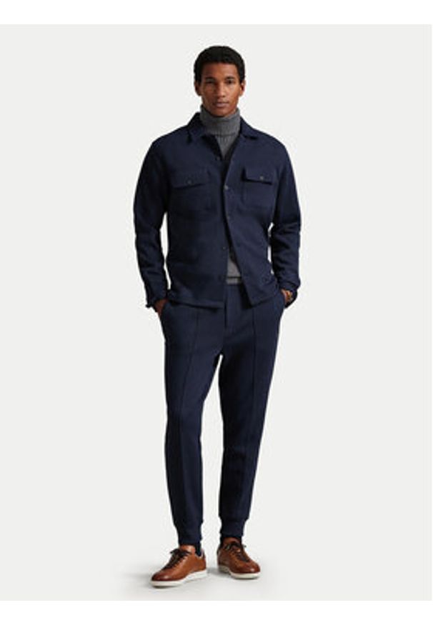 Polo Ralph Lauren Spodnie materiałowe 710B13640002 Granatowy Regular Fit. Kolor: niebieski. Materiał: syntetyk, bawełna