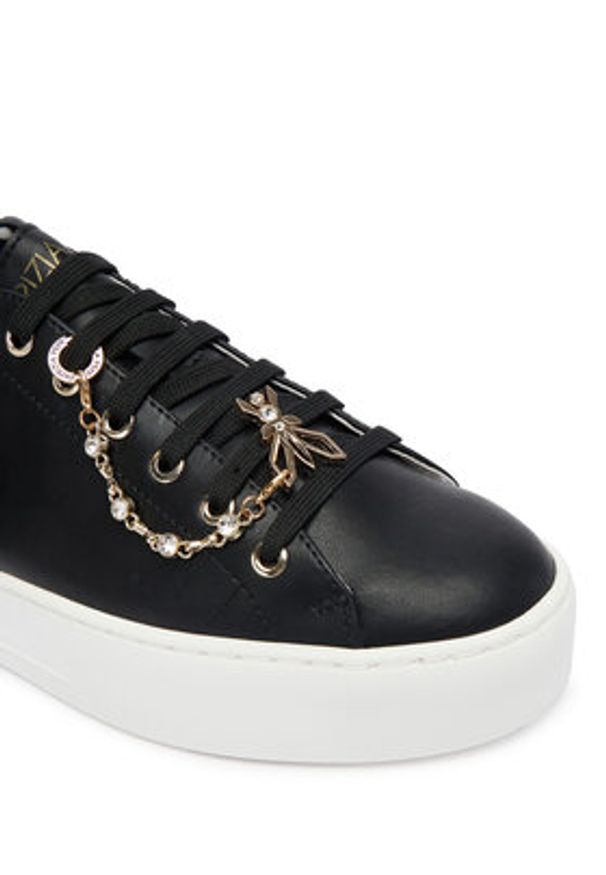 Patrizia Pepe Sneakersy PPJ908.31 Czarny. Kolor: czarny. Materiał: skóra