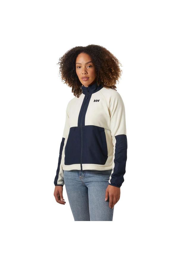 Damski polar Helly Hansen Rig. Kolor: beżowy, wielokolorowy, biały. Materiał: polar. Sezon: wiosna, lato. Sport: turystyka piesza