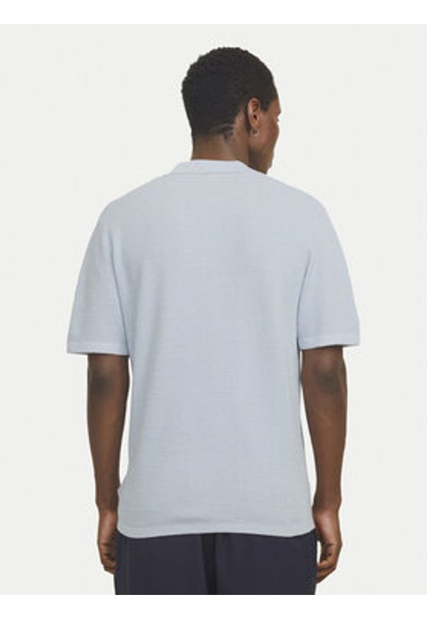 Jack & Jones Sweter George 12268281 Błękitny Relaxed Fit. Kolor: niebieski. Materiał: bawełna