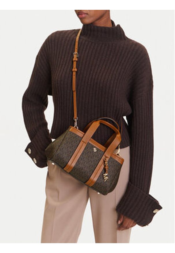 MICHAEL Michael Kors Torebka Romee 32T5G1ZC1B Brązowy. Kolor: brązowy. Materiał: skórzane