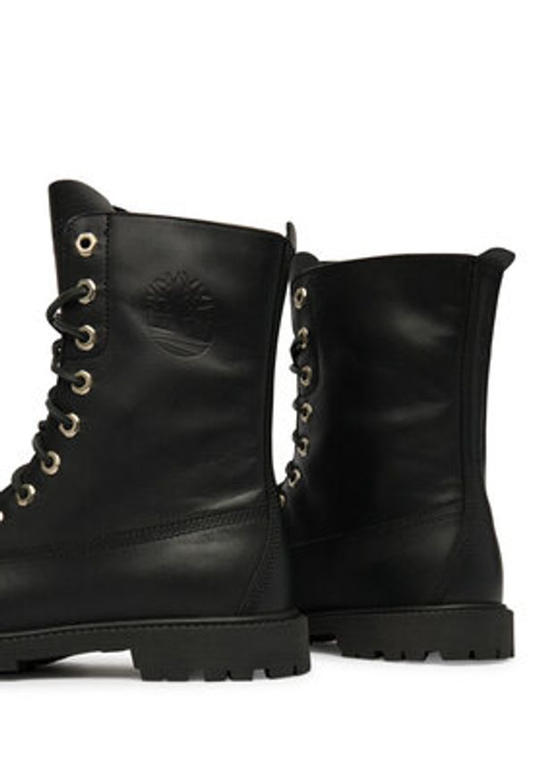 Timberland Trzewiki Premium 8 Inch Lace Up Wp TB0A43MXW021 Czarny. Kolor: czarny. Materiał: skóra