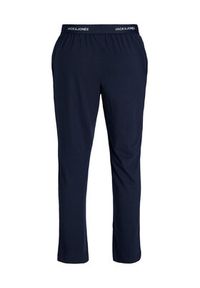 Jack & Jones - Jack&Jones Spodnie piżamowe 12238024 Granatowy Regular Fit. Kolor: niebieski. Materiał: bawełna #4