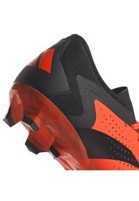 Adidas - Buty piłkarskie adidas Predator Accuracy.3 L Fg M GW4601 czerwone pomarańcze i czerwienie. Zapięcie: sznurówki. Kolor: czerwony. Materiał: guma, syntetyk. Sport: piłka nożna #8