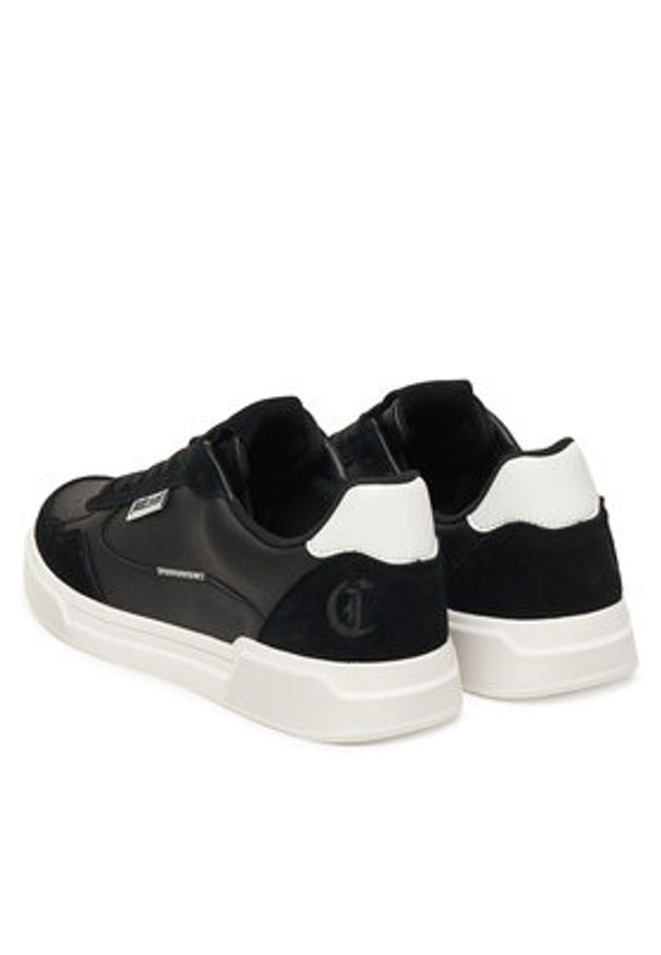 Just Cavalli Sneakersy 79QA3SB2 ZPB51 Czarny. Kolor: czarny. Materiał: skóra