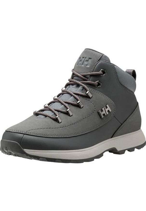 Buty outdoor męskie Helly Hansen Forester Sport. Zapięcie: sznurówki. Kolor: szary. Materiał: materiał, skóra. Szerokość cholewki: normalna. Sport: outdoor