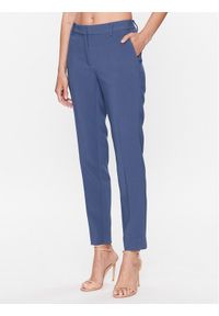 Bruuns Bazaar Spodnie materiałowe Cindy BBW2727 Niebieski Slim Fit. Kolor: niebieski. Materiał: materiał, syntetyk #1