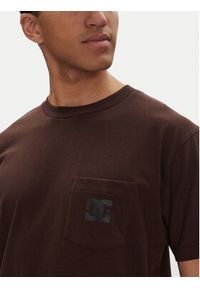 DC Shoes T-Shirt ADYZT05377 Brązowy Heritage Fit. Kolor: brązowy. Materiał: bawełna #4