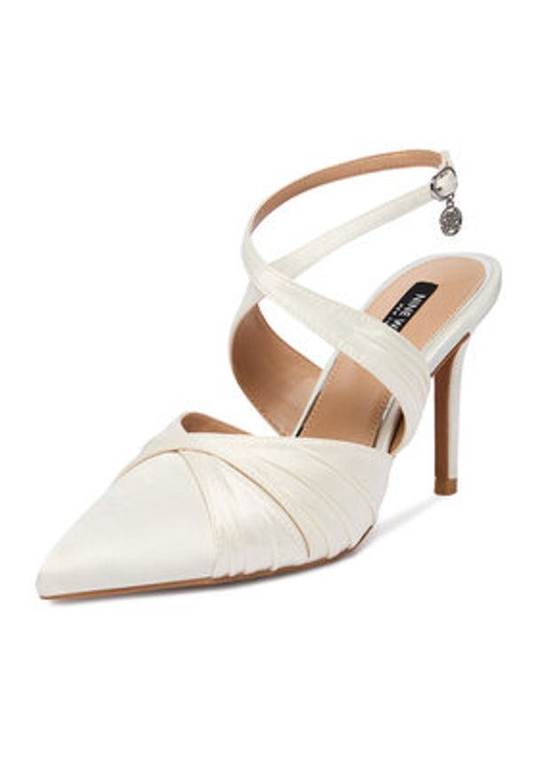 Nine West Szpilki CEO-259-73 02 Écru. Kolor: kremowy. Materiał: materiał. Obcas: na szpilce