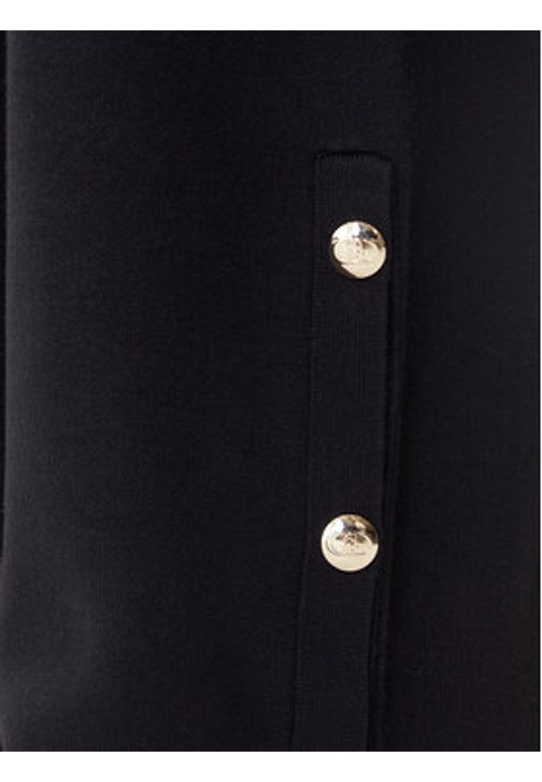 Liu Jo Spodnie dzianinowe TF5252 MS59L Czarny Regular Fit. Kolor: czarny. Materiał: syntetyk