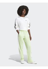 Adidas - adidas Bluzka 3-Stripes IR8060 Biały Oversize. Kolor: biały. Materiał: bawełna