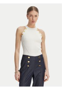 Marciano Guess Sweter G6GR10 Z0625 Biały Regular Fit. Kolor: biały. Materiał: wiskoza #1