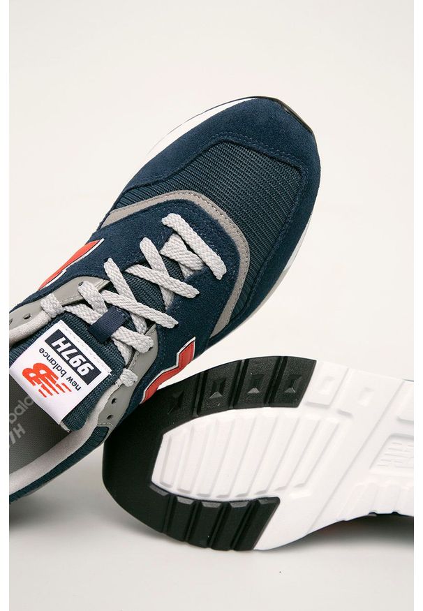 New Balance - Buty CM997HAY. Zapięcie: sznurówki. Kolor: niebieski. Materiał: guma. Szerokość cholewki: normalna