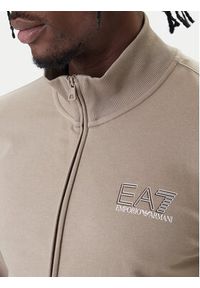 EA7 Emporio Armani Dres 7M001318 AF13512 U6167 Beżowy Regular Fit. Kolor: beżowy. Materiał: bawełna #4
