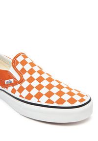 Vans Tenisówki Classic Slip-On VN000D6Y52K1 Pomarańczowy. Zapięcie: bez zapięcia. Kolor: pomarańczowy. Materiał: materiał #6