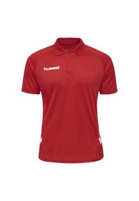 Polo Hummel hmlPROMO. Okazja: na co dzień. Typ kołnierza: polo. Kolor: czerwony, różowy, wielokolorowy, biały. Styl: casual, sportowy #1