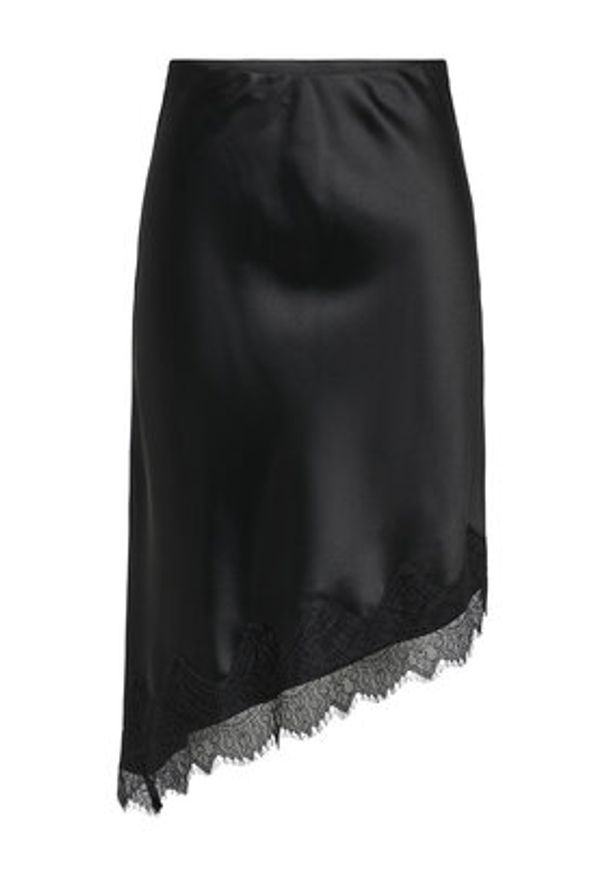 only - ONLY Spódnica midi Faraya 15380116 Czarny Regular Fit. Kolor: czarny. Materiał: syntetyk