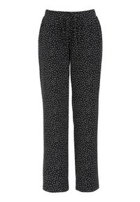 Cellbes Spodnie od pidżamy Czarny w kropki female czarny/ze wzorem 46/48. Kolor: czarny. Długość: długie. Wzór: kropki #1