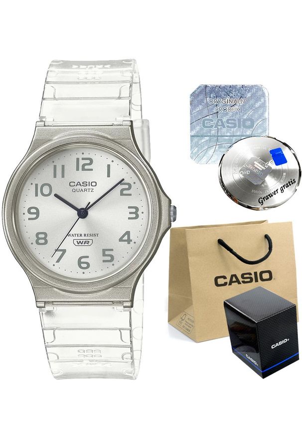 Zegarek Casio Zegarek damski KASJA-7BEF z GRAWEREM
