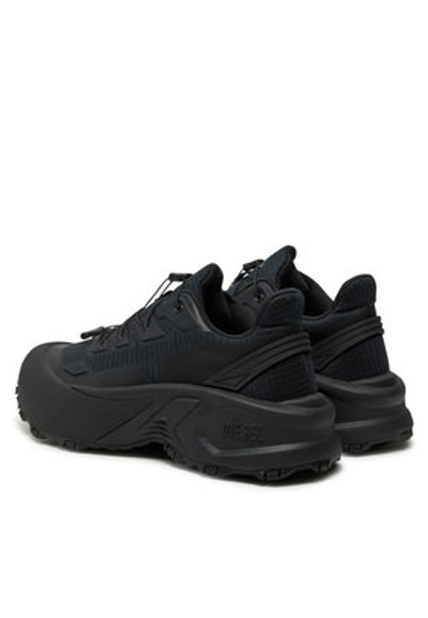 Diesel Sneakersy D-Cage Runner Y03444P6918 Czarny. Kolor: czarny. Materiał: materiał