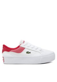 Sneakersy Lacoste. Kolor: biały. Obcas: na platformie