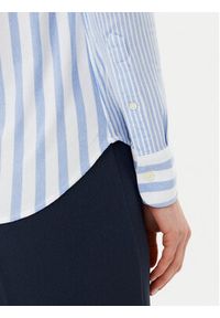 Polo Ralph Lauren Koszula 211965102002 Niebieski Slim Fit. Typ kołnierza: polo. Kolor: niebieski. Materiał: bawełna #4