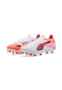 Buty piłkarskie Puma Ultra 5 Match FG/AG. Kolor: wielokolorowy, biały, czarny. Sport: piłka nożna
