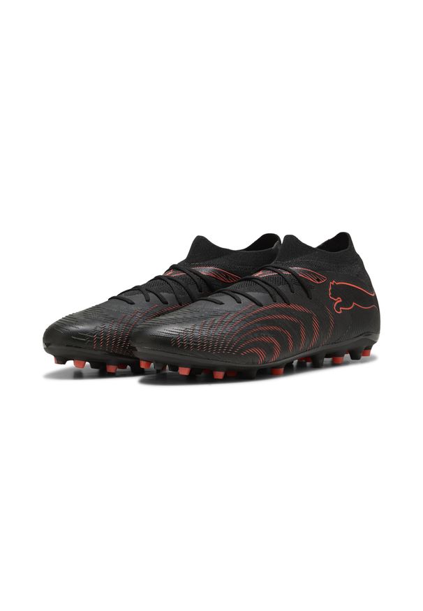Puma - Buty piłkarskie unisex FUTURE 9 MATCH MG PUMA. Kolor: czerwony, szary, czarny, wielokolorowy. Szerokość cholewki: normalna. Sport: piłka nożna