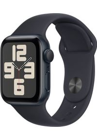 APPLE - Smartwatch Apple Apple Watch SE OLED 40 mm Cyfrowy 324 x 394 px Ekran dotykowy Czarny Wi-Fi GPS. Rodzaj zegarka: smartwatch. Kolor: czarny #1