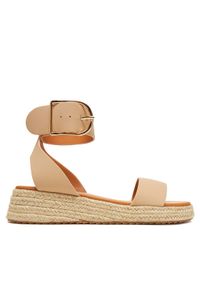 DeeZee Espadryle QS276-1 Beżowy. Kolor: beżowy. Materiał: syntetyk, materiał