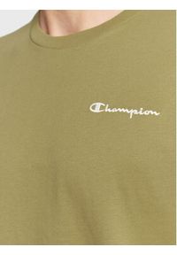 Champion T-Shirt 217921 Zielony Custom Fit. Kolor: zielony. Materiał: bawełna #5