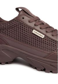 Calvin Klein Sneakersy Hike Runner Lup Lin Mesh HW0HW03000 Brązowy. Kolor: brązowy. Materiał: materiał #6