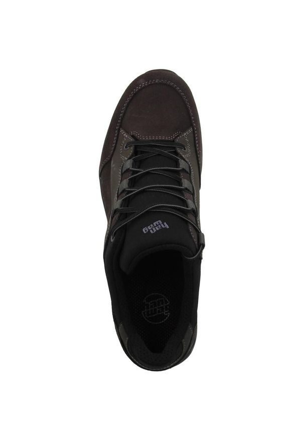 Buty do chodzenia męskie Hanwag Banks Low Gtx. Zapięcie: sznurówki. Kolor: wielokolorowy, czarny, szary. Materiał: zamsz, skóra, tkanina. Szerokość cholewki: normalna. Sport: turystyka piesza