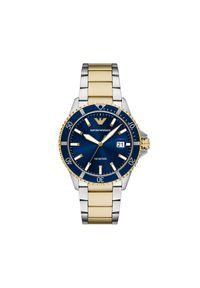 Zegarek Emporio Armani. Kolor: srebrny