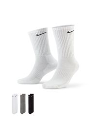 Skarpety męskie 3-pak Nike SX7664-964. Kolor: czarny, biały, szary, wielokolorowy