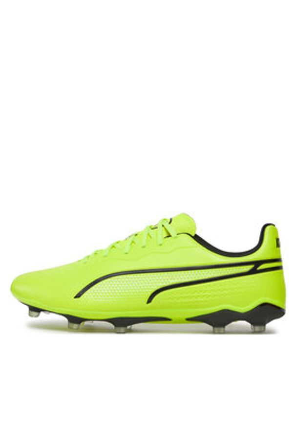 Puma Buty do piłki nożnej King Match Fg/Ag 107570 04 Zielony. Kolor: zielony. Materiał: skóra