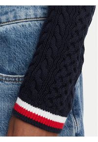 Tommy Jeans Sweter DW0DW22933 Granatowy Regular Fit. Kolor: niebieski. Materiał: bawełna #5