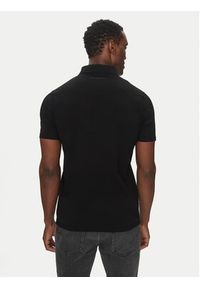 Karl Lagerfeld - KARL LAGERFELD Polo 745750 500221 Czarny Regular Fit. Typ kołnierza: polo. Kolor: czarny. Materiał: bawełna