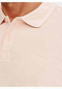 Pako Lorente - PAKO LORENTE – T-shirt polo w kolorze różowym. Okazja: na co dzień. Typ kołnierza: polo. Kolor: szary, różowy, biały. Materiał: bawełna. Styl: casual #9