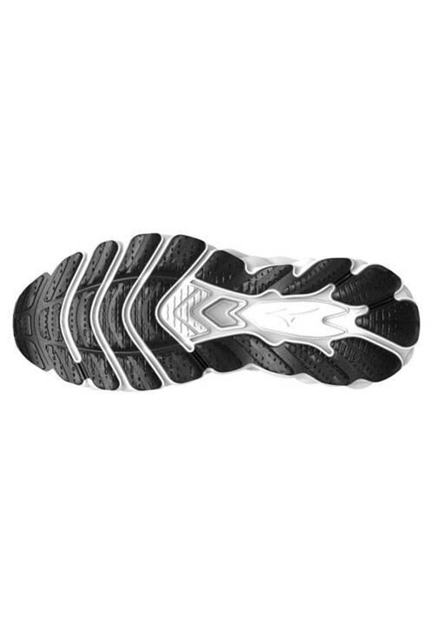 Buty do biegania męskie Mizuno Wave Sky 8. Kolor: wielokolorowy, czarny. Materiał: materiał, syntetyk. Szerokość cholewki: normalna. Model: Mizuno Wave