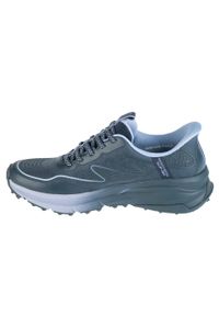 skechers - Buty sportowe Sneakersy damskie, Slip-Ins: Switch Back - Mist. Kolor: niebieski. Sport: turystyka piesza