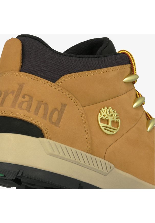 Timberland EURO Sprint Trekker MID LACE UP Sneakersy męskie. Okazja: do pracy. Kolor: brązowy. Sezon: zima. Obcas: na obcasie. Wysokość obcasa: średni. Sport: bieganie