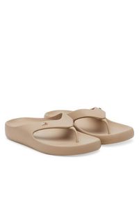 TOMMY HILFIGER - Tommy Hilfiger Japonki Th Comfort Beach Sandal FW0FW08522 Beżowy. Kolor: beżowy