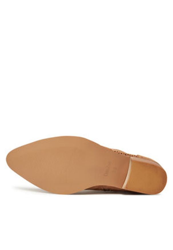 DeeZee Botki 3523-5 Brązowy. Kolor: brązowy. Materiał: materiał