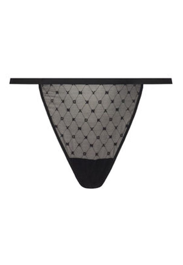 DKNY Stringi DK5029 Czarny. Kolor: czarny. Materiał: syntetyk