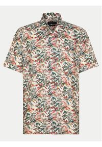 Bugatti Koszula 9253 58904A Kolorowy Slim Fit. Materiał: len. Wzór: kolorowy #3