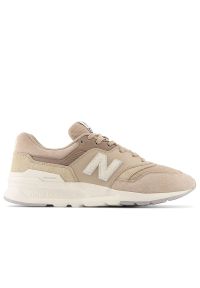 Buty New Balance CM997HPI - beżowe. Zapięcie: sznurówki. Kolor: beżowy. Materiał: skóra, zamsz. Szerokość cholewki: normalna #1