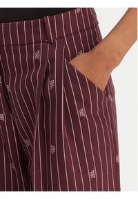 Hugo - HUGO Spodnie materiałowe Haviri 50554419 Bordowy Relaxed Fit. Kolor: czerwony. Materiał: syntetyk, wiskoza #3